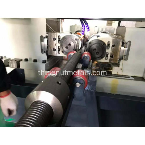 เครื่องรีดเกลียวให้อาหาร knurling spline machine